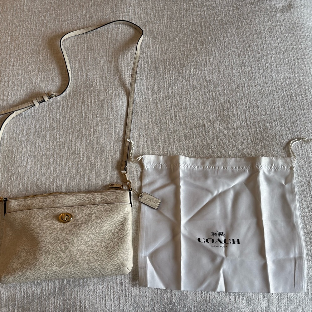Coach Cream Crossbody Bag